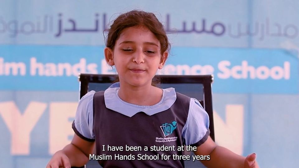 A schoolgirl talks about her Muslim Hands school in Yemen
